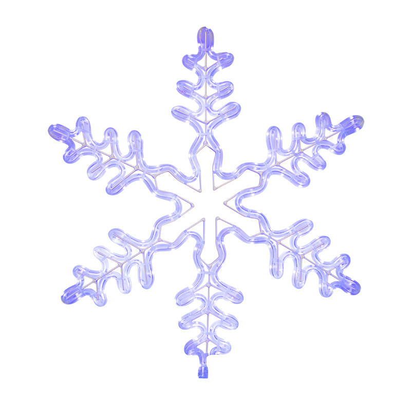Фигура световая Снежинка резная цвет белый, размер 45x38 см NEON-NIGHT 