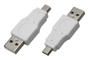 Переходникштекер USB-A (Male)-штекер miniUSB (Male) REXANT
